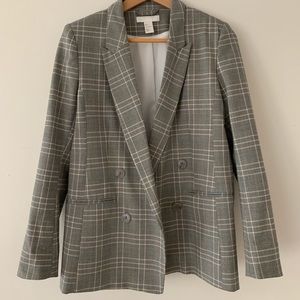 H&M Checked Blazer